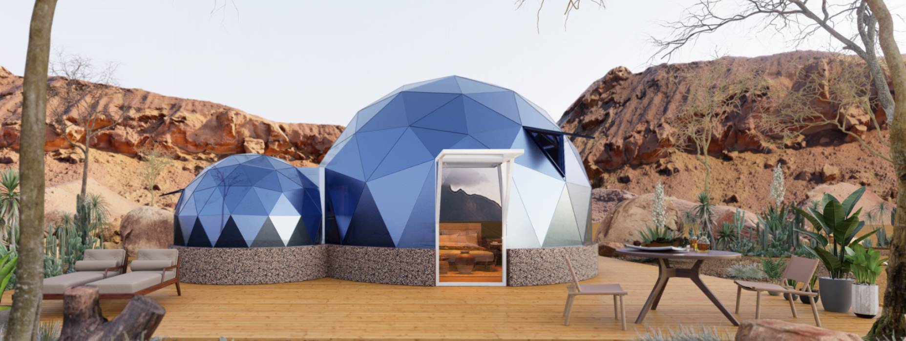 始兴县球形智能光伏玻璃星空房